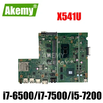 Už Asus X541UJ X541UV X541U X541 X541UJ X541UVK X541UQk Nešiojamas plokštė Bandymo originalus mainboard 8G i7-6500/i7-7500/i5-7200