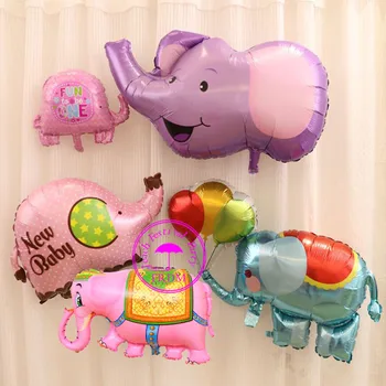 Pripučiamas balionas gyvūnų kūdikio žaislai vaikams gimtadienio dekoracijas šalies prekių folija pripučiami dramblys balionai