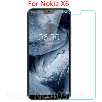 2 Vnt./Daug 2.5 D 0.26 mm 9H Premium Grūdintas Stiklas Nokia X6 5.8 colių Ekranas Raštas Grūdinto stiklo apsauginė plėvelė Nokia X6
