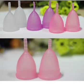 1pcs medicininės kokybės silikono menstruacinis puodelis moteriškas hygine produktas sveikatos priežiūros anner taurės moterų S/L dydžio Nemokamas Pristatymas