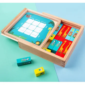 Vaikų Mokymąsi, Švietimo Žaislai, Mediniai Miškų Rūkas Sudoku Loginį Mąstymą Interaktyvi Lenta Žaidimai Kūdikių
