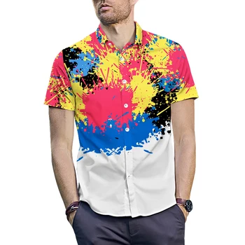 2020 metų Vasaros streetwear Spray Spausdinimo vyriški Marškiniai Plie Gatvės Populiarus Logo Marškinėliai Vyrams JAV Dydis Atspausdinta vyriški Balti Marškinėliai T025