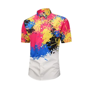2020 metų Vasaros streetwear Spray Spausdinimo vyriški Marškiniai Plie Gatvės Populiarus Logo Marškinėliai Vyrams JAV Dydis Atspausdinta vyriški Balti Marškinėliai T025