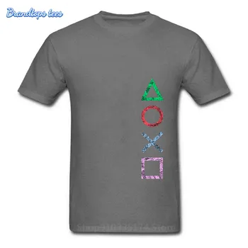 Derliaus PS Logotipu T marškinėliai vyrams Xbox Žaidimą stotis, T-shirt Streetwear Tee marškinėliai Retro PS1 PS2 PS3, PS4 Žaidėjus Idėja dovanų Viršūnes Tees