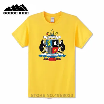 Populiariausių Streetwear Cottton T-shirt Sheldon Cooper herbas big bang teorija teorinės fizikos trankyti Vyrų Marškinėlius