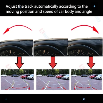 Naktinio Matymo Automobilį Atbuline eiga Atsarginės kopijos Licenciją Plokštelės Šviesos Galinio vaizdo Kamera HD 
