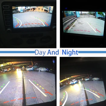 Naktinio Matymo Automobilį Atbuline eiga Atsarginės kopijos Licenciją Plokštelės Šviesos Galinio vaizdo Kamera HD 