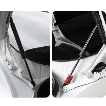 2vnt Automobilių Galinis/Priekinis Dangtis variklio Dangtis, Bagažinė Automatinė krovimo platforma su Spyruokle Paramos Keltuvai Tesla Modelio 3 Dalių