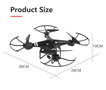 Aukštos kokybės Plataus Kampo Objektyvas 4K HD Kamera Quadcopter RC Drone WiFi FPV 1800Mah Baterija Fotografavimo dron nuotolinio valdymo brinquedos