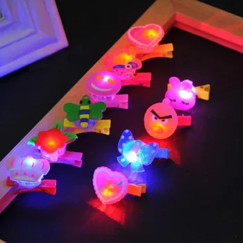 10vnt/Set naujas šviesos animacinių filmų LED kietas žaislas vaikams Kalėdų Helovinas dovana žaislai atsitiktinai
