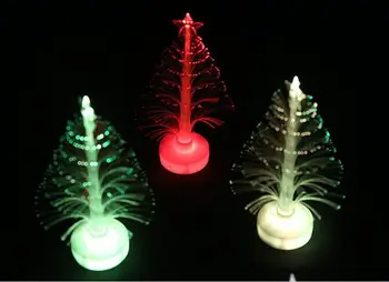 Aukščiausios kokybės 2018 naujų Karšto pardavimas naujų metų LED spalvų, Kalėdų eglutės, dovanos optinio pluošto šviesos Kalėdų skrybėlę veikla reikmenys 120pcs