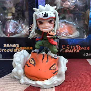 Naruto Anime Veiksmų Skaičiai Žaislai Jiraiya Tsunade Orochimaru 10cm Modeliai Lėlės Kalėdų Dovanos Vaikams, Vaikams, Komiksai ir Animacija