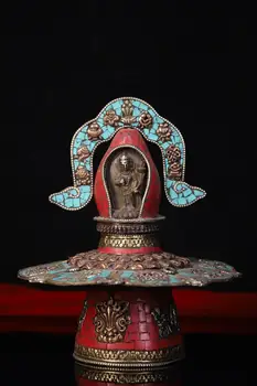 Vestuvių dekoravimas Tibeto vienuolynas surinkimo vario padangos ranka paliesti dantis graviruotas inkrustacijos perlas smilkalų smilkalų degiklis
