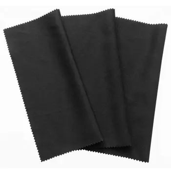 3x mikropluošto valymo šluostės 20x19cm, juoda valymo šluostės, touchscreen, išmaniojo telefono ekranas, akiniai, nešiojamas, objektyvas, LED ekranas