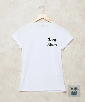 Šuo Mama Marškinėliai Šuo Marškinėlius Šuo Mama, T-Shirt Šunų Mylėtojas Mamytė-D162