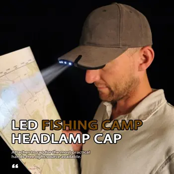 5 LED Žibintai Skrybėlę Lempa Su Clip Praktinių Žibintas Žvejybos Šviesos Lauko Jojimo Kempingas, Žygiai, Medžioklės, Žvejybos Žibintuvėlis