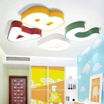 Naujas Puikus Sweety Laišką ABCD Kūrybos Šviesa Vaikų Kambaryje Spalvinga Lempos Miegamųjų Namo Apšvietimas DHL Nemokamai
