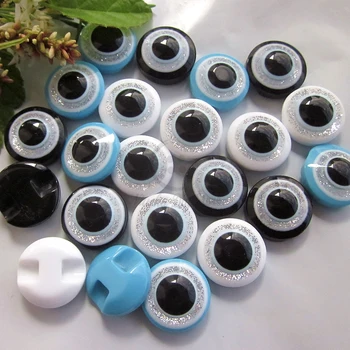 144pcs 13.8 mm mišrios spalvos / 1 spalva tunelio karka dervos amatų mygtukai gyvūnų akis, aukštos kokybės siuvimo apdailos medžiagų