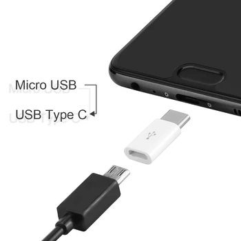 Naujas USB Adapteris USB C Micro USB Keitiklio Kabelį, Tipas C AdapterUSB 3.1 