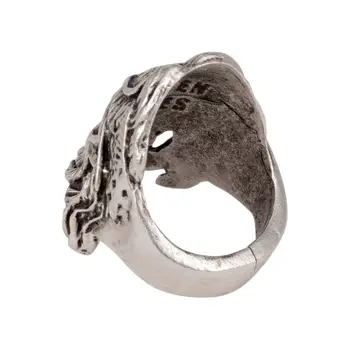 Žiedas, papuošalų kaukolė (bematis, papuošalų lydinio, sidabro) 55888