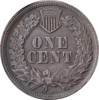 1881 Indijos galvos centų monetos kopija