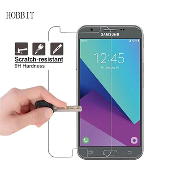 2PACK Samsung Galaxy j3 skyrius 2018 9H 0.3 mm 2,5 D Aišku, Grūdintas Stiklas Screen Protector-Ultra plonas Anti-scratch Plėvele galaxy