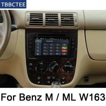 Mercedes Benz M / ML W163 1998-2002 m. NTG Automobilių Android Grotuvas GPS Navigacijos Sistemos Ekraną, Radijas Stereo Integruota Multimedijos