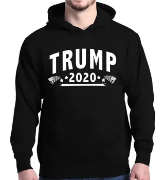 Trump 2020 Vyrų Hoodies Pirmininkas Donaldas Politinis Rinkimų Susagstomi Megztiniai
