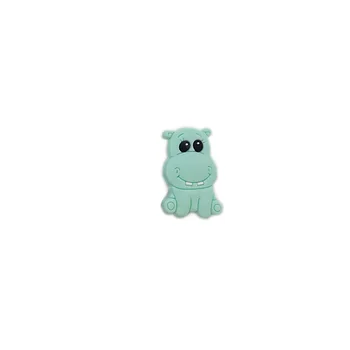 Chip Dale Mini Hippo Silikono Granulių 20pc Animacinių filmų Gyvūnų Silikono Granulių BPA Free Baby Kramtyti Kramtyti Žaislas 