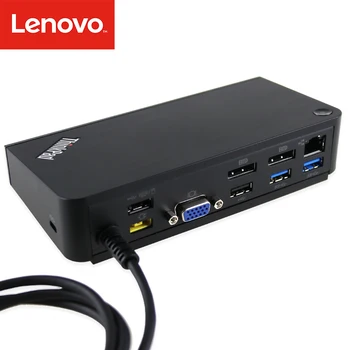 ThinkPad/Lenovo OneLink docking station 2016 X1 Anglies S2 S3 išorės konversijos kabelis Perdavimo tinklo prievadą, VGA audio port USB