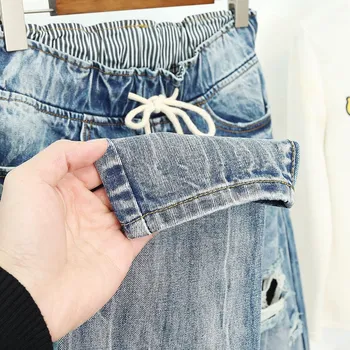 Džinsai Moterų Prarasti Haremo Kelnės 2020 Kankina Pants Large Dydis Capri-Kelnės korėjos Stiliaus Džinsinio Džinsus Baggy Jeans Moterims