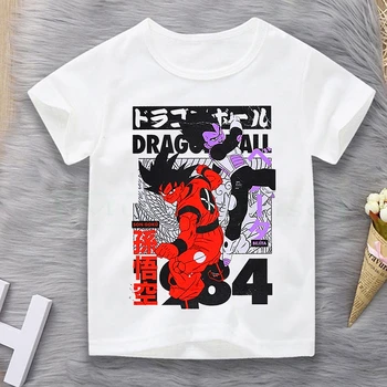 Naujas mados T-shirt populiarus Japonų animacinį personažą spausdinti medvilnės marškinėliai berniukams ir mergaitėms Street laisvalaikio T-shirt