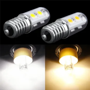 20181pc Mini LED Lempos Krištolo Sietynas, 220V E14 Dėmesio Kukurūzų Lemputes Šaldytuvas šviesos 5050 SMD led juostelė