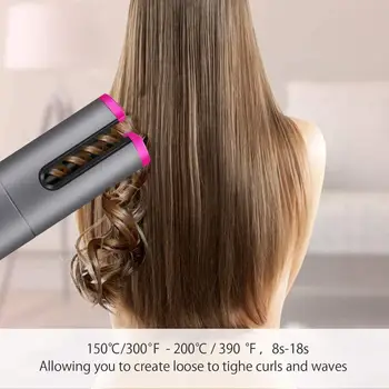 USB Įkrovimo Belaidžius Auto Curler Sukasi Belaidžio Garbanoti Geležies Hair Curler Plaukų Priežiūra, Plaukų Stying Už Garbanos ar Bangos