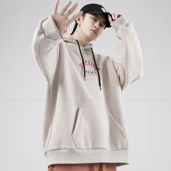 Rudenį Moterų Prarasti Derliaus Hoodie Vyrų Viršūnes Japonijos Harajuku Mados Streetwear Hip-Hop Tirštėti Palaidinės Pora Drabužių
