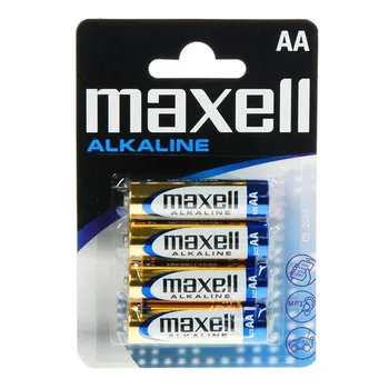 Šarminės Baterijos Maxell 1,5 V AA PK4 AA 1,5 V