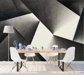 Papel de parede Šiaurės stiliaus 3D kietas geometrinis ploto meno tapetai, freskos,svetainė, tv wall miegamojo sienos dokumentų namų dekoro