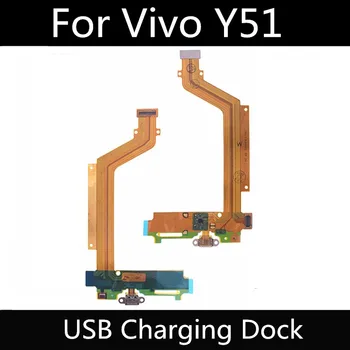 Už Vivo Y51 Įkrovimo lizdas Flex Kabelis, atsarginės Dalys, USB Dock Įkroviklis Flex Kabelis