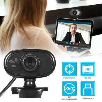 USB Kamera, Kamera Vaizdo skambučiams Web Cam su Mic PC Desktop Nešiojamas Kompiuteris BDF99