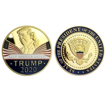 Naujas JAV Prezidentas Donald Trump 2020 m. IŠLAIKYTI AMERIKA LABAI Erelio Moneta Atminimo 2020 m.