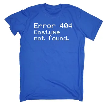 Vyrų Klaida 404 Kostiumų Nerasta Juokingas Pokštas Helovinas Geek, Vėpla, TAI T-Shirt Karšto Pardavimo Vyrams Marškinėliai Mados Laiško Spausdinimas
