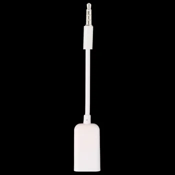 1 VNT Mados 3.5 mm Male AUX Audio Kištuko Lizdas, USB, usb ilginamasis kabelis 2.0 Konverteris, Laidas Cable Car MP3 didmeninė Karšto Pardavimo