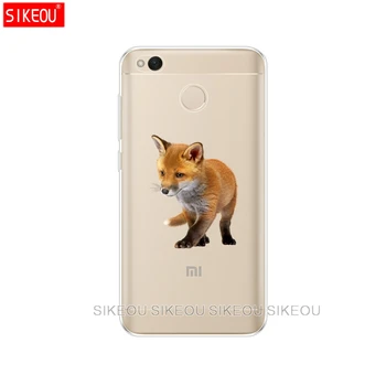 SIKEOU Atvejais Xiaomi Redmi 4X Padengti Silicio Padengti Xiaomi Redmi 4X Pro Atveju Padengti Xiaomi Redmi 4X Telefono dėklas