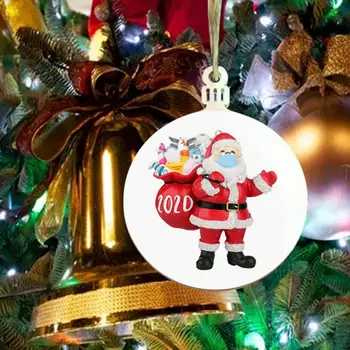 Kalėdų Papuošalų, Medinių Ornamentų Mielas Kalėdų Senelis Medienos Navidad Rankų Darbo Kalėdos Šeimos Namų Dekoravimo Kalėdų Eglutė Pakabukas