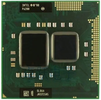 Originalus Intel Pentium P6200 p6200 3M Cache, 2.13 GHz Paramos HM55 Laptop Notebook Cpu Procesorius Nemokamas Pristatymas