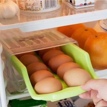 Kūrybos Plastikinius Stalčių Kiaušinį, Saugyklų Dėžės Ir Multi-Funkcija Namų Virtuvės Šaldytuvas Kiaušinių Išsaugojimo Šiukšles Stalčiuko