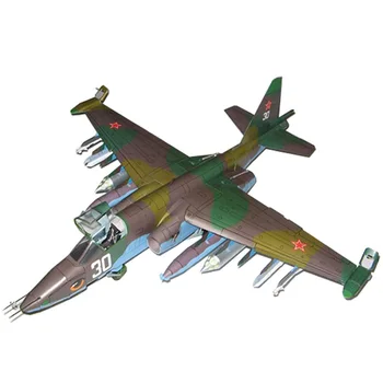 1:33 Su-25 Puolimo Mašina, Popieriniai Baltarusijos Tapybos Atakos Naikintuvas Diecast Karinės Gerbėjai Lėktuvo Modelio Surinkimo Dovanos, Žaislai