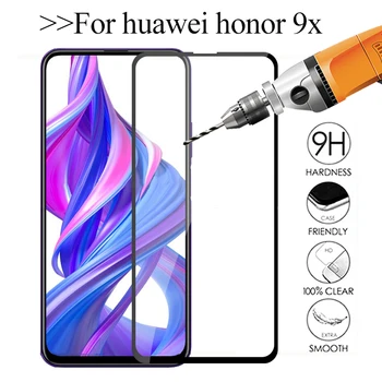 Apsauginis Stiklas Ant Huawei honor 9X Premium Screen Protector, Grūdintas Stiklas Už 