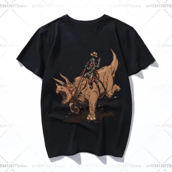 Triceratopsas cowbot marškinėliai moterims marškinėliai drabužių mergaičių ulzzang Atsitiktinis vyrų marškinėlius harajuku ulzzang kawaii 90s t-shirt fele viršų
