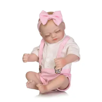 Atgimsta berniukas, mergaitė visiškai silikono lėlės 26cm mini lėlės reborn dvyniai miegmaišį atgimsta kūdikiams žaislai vaikams bebe dovana atgimsta